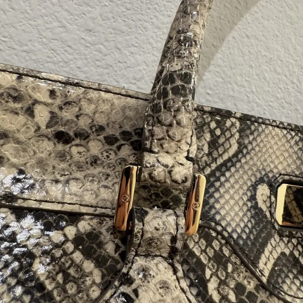 Tory Burch Women Bag Snake Pattern Python Shoulder LTD EDT Munich 2013 RARE